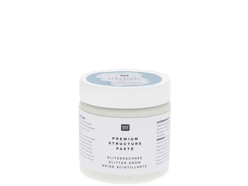 [90325752 1579260] Rico Design Glitterpaste Premium Glitzerschnee 250 ml
