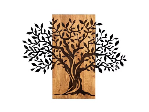 [90325801 1642162] Wallxpert Wanddekoration Tree 72 x 58 cm