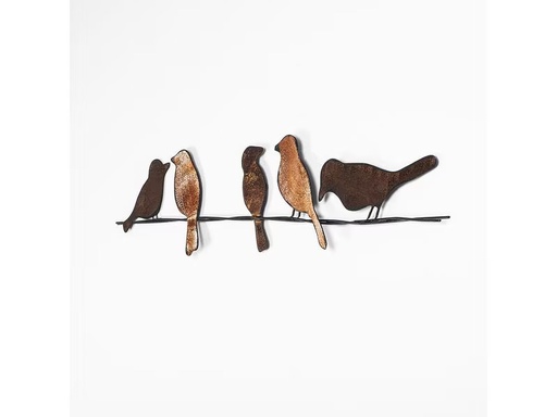 [90325878 1642128] Wallxpert Wanddekoration Birds 81 x 18 cm