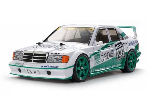 [90325932 916414] Tamiya Tourenwagen MB 190E 2.5 EVO II TT-01E Bausatz, 1:10