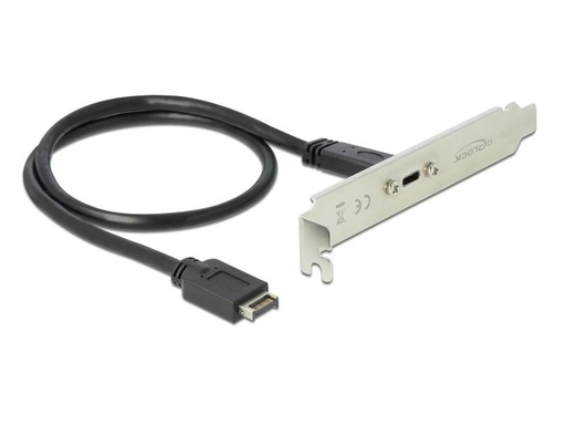 [90052722 978770] Delock Bracket USB-C, 3.2 Gen2, 10Gbps
