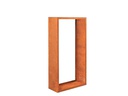 Innovesta Holzregal Corten, 75 x 35 x 149 cm, Rostbraun