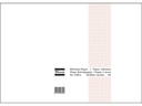 Favorit Notizblock 42 x 29.7 cm, 50 Blatt, Weiss/Braun