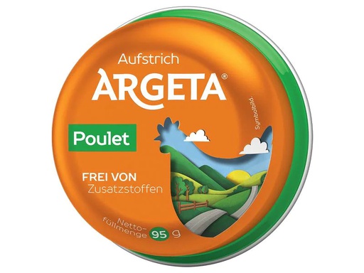 [90052736 902225] Argeta Brotaufstrich Hühnerfleisch Classic 95 g