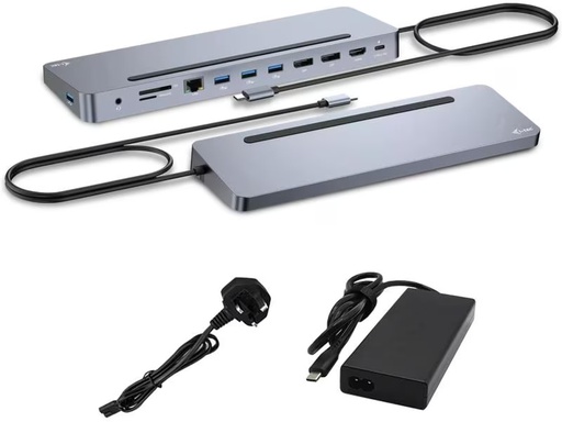 [90326398 1648413] i-tec Dockingstation USB-C 3x 4K Display PD 100W + USB-C Ladegerät