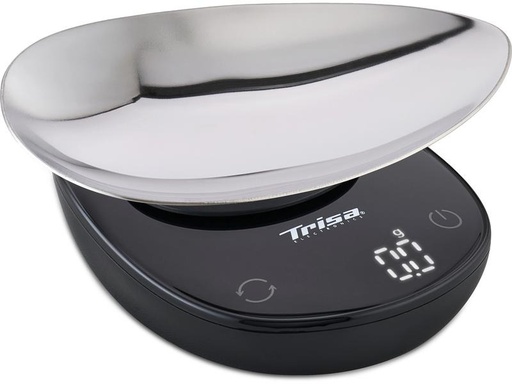 [90326410 1653178] Trisa Küchenwaage Flavour Scale Schwarz