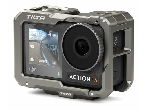 [90326425 1564602] Tilta Cage DJI Osmo Action 3 - Titanium Gray
