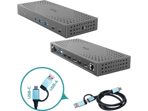 [90326437 1648429] i-tec Dockingstation USB 3.0, USB-C, HDMI, DP Dual PD 100W