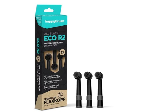 [90326482 1635999] happybrush Zahnbürstenkopf R2 3 Stück