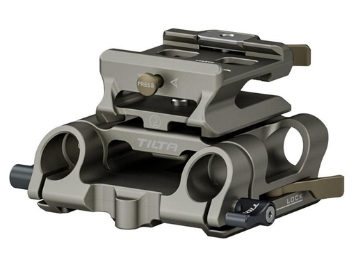 [90326510 1564640] Tilta Modulare 15 mm LWS-Grundplatte Typ II - Titanium Gray