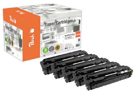 [90326584 1649647] Peach Tonerset Canon CRG-054 MultiPack Plus BK/C/M/Y