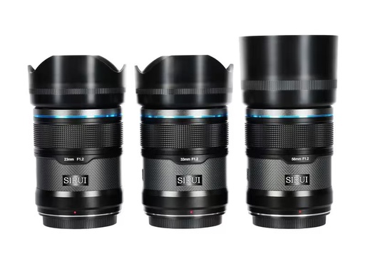 [90326670 1654274] Sirui Festbrennweite Sniper 23, 33, 56mm F/1.2 Schwarz Sony E
