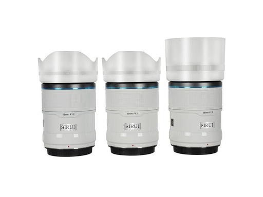 [90326683 1654278] Sirui Festbrennweite Sniper 23, 33, 56mm F/1.2 Weiss Nikon Z