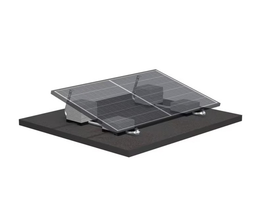 [90326754 1653839] Solar-pac Montagekit Flachdach 1150 mm für 1 Modul max. Breite 115 cm