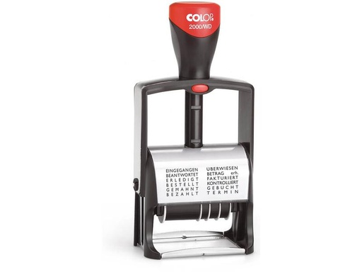 [90326871 1652986] Colop Wort- und Datumsstempel 2000WD Schwarz
