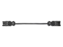 Bachmann Verlängerungskabel GST18i3 - GST18i3, 0.3 m, Schwarz