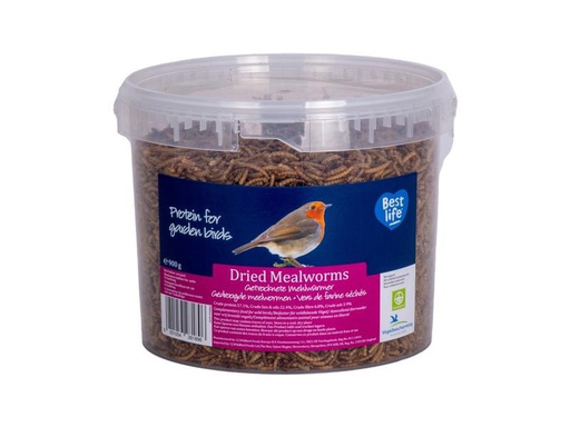[90326902 1647565] CJ Wildlife Vogelfutter Getrocknete Mehlwürmer, 900 g