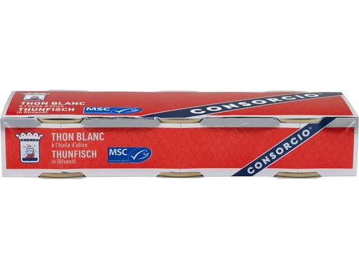 [90326960 1655080] Consorcio MSC Thunfisch weiss Olivenöl 3 x 85 g