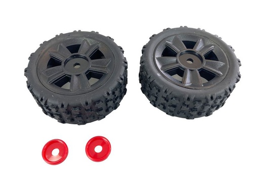 [90327013 1657885] Amewi Kompletträder TPR Off-Road HyperGo 1:14, 2 Stück