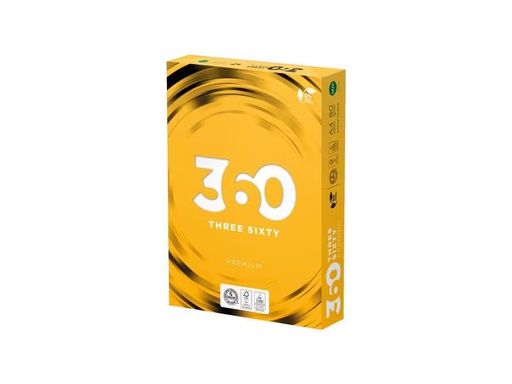 [90327042 1600907] 360 Kopierpapier Premium A4, Hochweiss, 80 g/m², 1 Palette