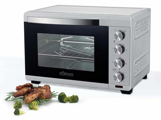 [90327078 1655866] Koenig Backofen 30 l, Chrom/Schwarz