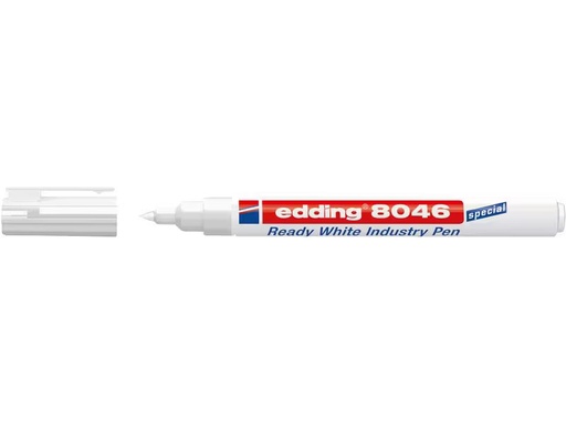 [90327081 1656095] edding Permanent-Marker Ready White Industry Pen E-8046
