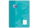 Oxford Notizheft Touch Collegeblock L27, B5, Liniert, Aqua, 5 Stück
