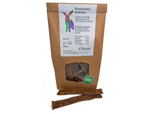 [90327326 1649137] essendia Kausnack Kaninchenkräcker, 250 g