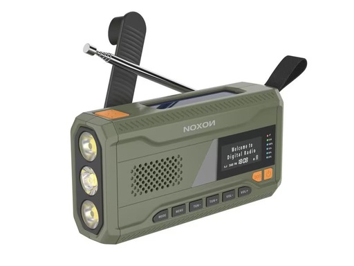 [90327357 1647280] Noxon DAB+ Radio Dynamo Solar 211 Grün