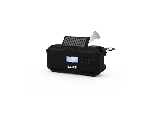 [90327364 1647279] Noxon DAB+ Radio Dynamo Solar 411 Schwarz