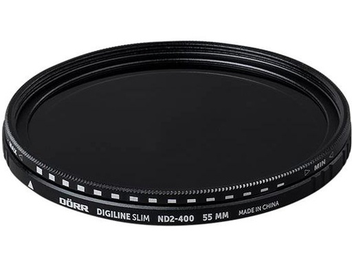 [90327453 1654743] Dörr Graufilter Digiline Slim Variabler ND2-400 – 55 mm