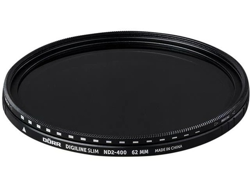 [90327459 1654745] Dörr Graufilter Digiline Slim Variabler ND2-400 – 62 mm