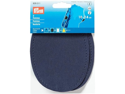 [90052889 1174969] Prym Applikation 10 x 14 cm Marine, 2 Stück