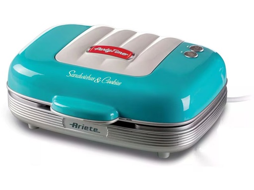 [90327550 1657552] Ariete Multifunktionsgrill Party Time ARI-1972-BL 700 W, Blau