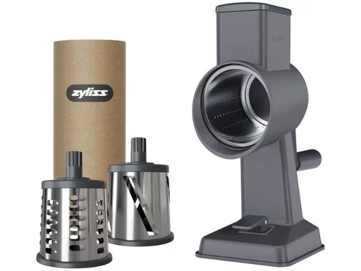 [90327713 1656676] Zyliss Trommelreibe Gourmet Grau/Silber