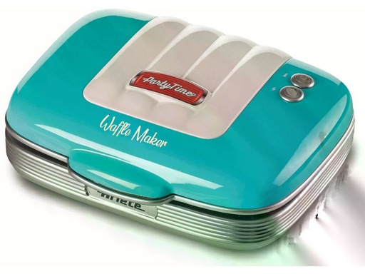 [90327789 1657554] Ariete Waffeleisen Party Time ARI-1973-BL Blau