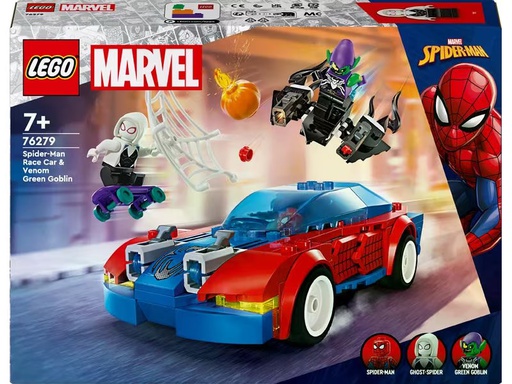 [90327810 1638755] LEGO® Marvel Spider-Mans Rennauto &amp; Venom Green Goblin 76279