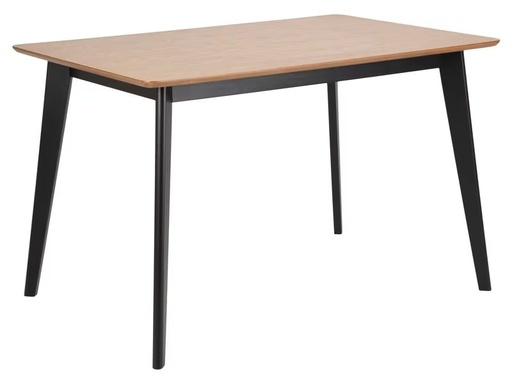 [90327881 1654964] AC Design Tisch Roxby 120 x 80 x 76 cm, Nature/Schwarz