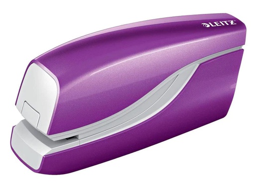 [90052928 627579] Leitz Elektrisches Heftgerät NeXXt Wow 10 Seiten, Violett