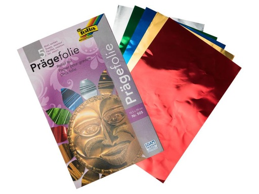 [90052934 540502] Folia Prägefolie 70my farbig