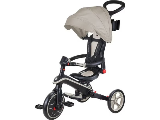 [90328380 1662788] GLOBBER Trike Explorer Foldable 4 in 1, Taupe