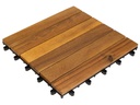 COCON Balkon-& Terrassenplatten Akazie, 30 x 30 cm, 6 Stück