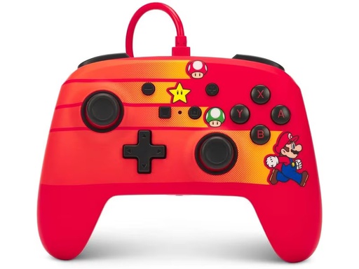 [90328555 1661530] Power A Enhanced Wired Controller Speedster Mario