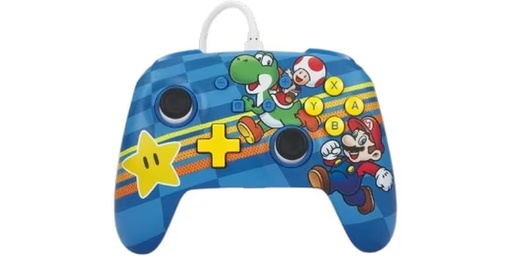 [90328581 1661535] Power A Enhanced Wired Controller Mushroom Kingdom Friends