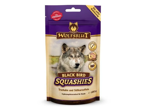 [90328582 1660934] Wolfsblut Softer Snack Squashies Black Bird, 100g