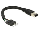 Delock FireWire-Kabel 400Mbps 6Pol auf Pfostenstecker 16 cm
