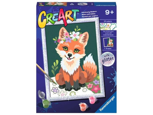 [90328720 1653396] Ravensburger Malen nach Zahlen CreArt: Flower Fox