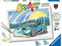 Ravensburger Malen nach Zahlen CreArt: Blue Lamborghini