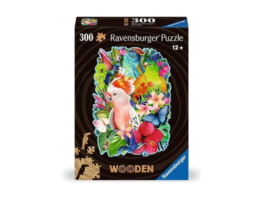 [90328753 1653360] Ravensburger Holz-Puzzle Exotische Vögel