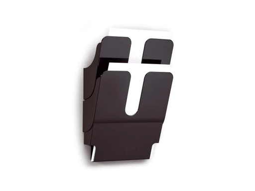 [90053110 1020430] DURABLE Prospektständer Flexiplus 2 A4, Schwarz